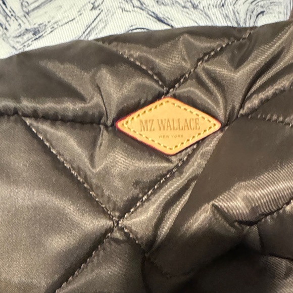 MZ Wallace Brown Quilted Madiso Shoulder Women's Bag - Picture 7 of 12